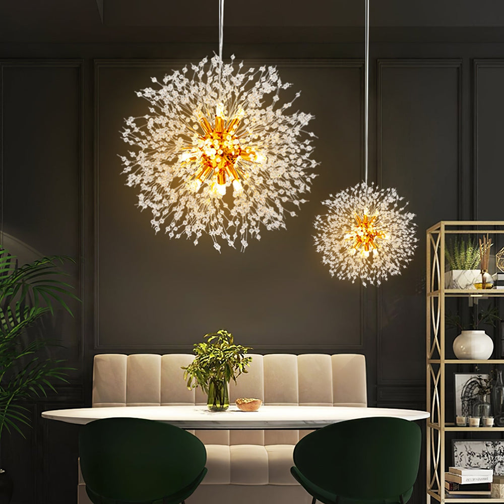 Crystal Dandelion Curated K9 Bohemian Crystal Ch