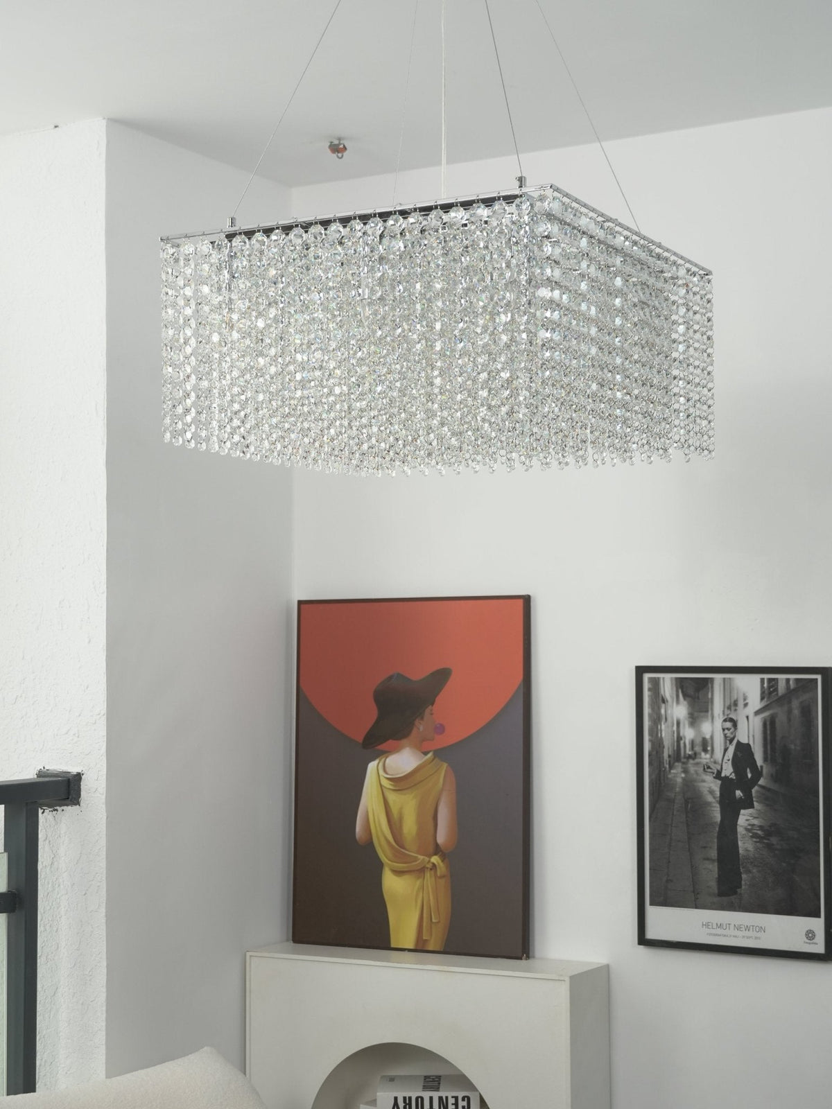 Crystal Frame Curated K9 Bohemian Crystal Chande – side angled contour profile