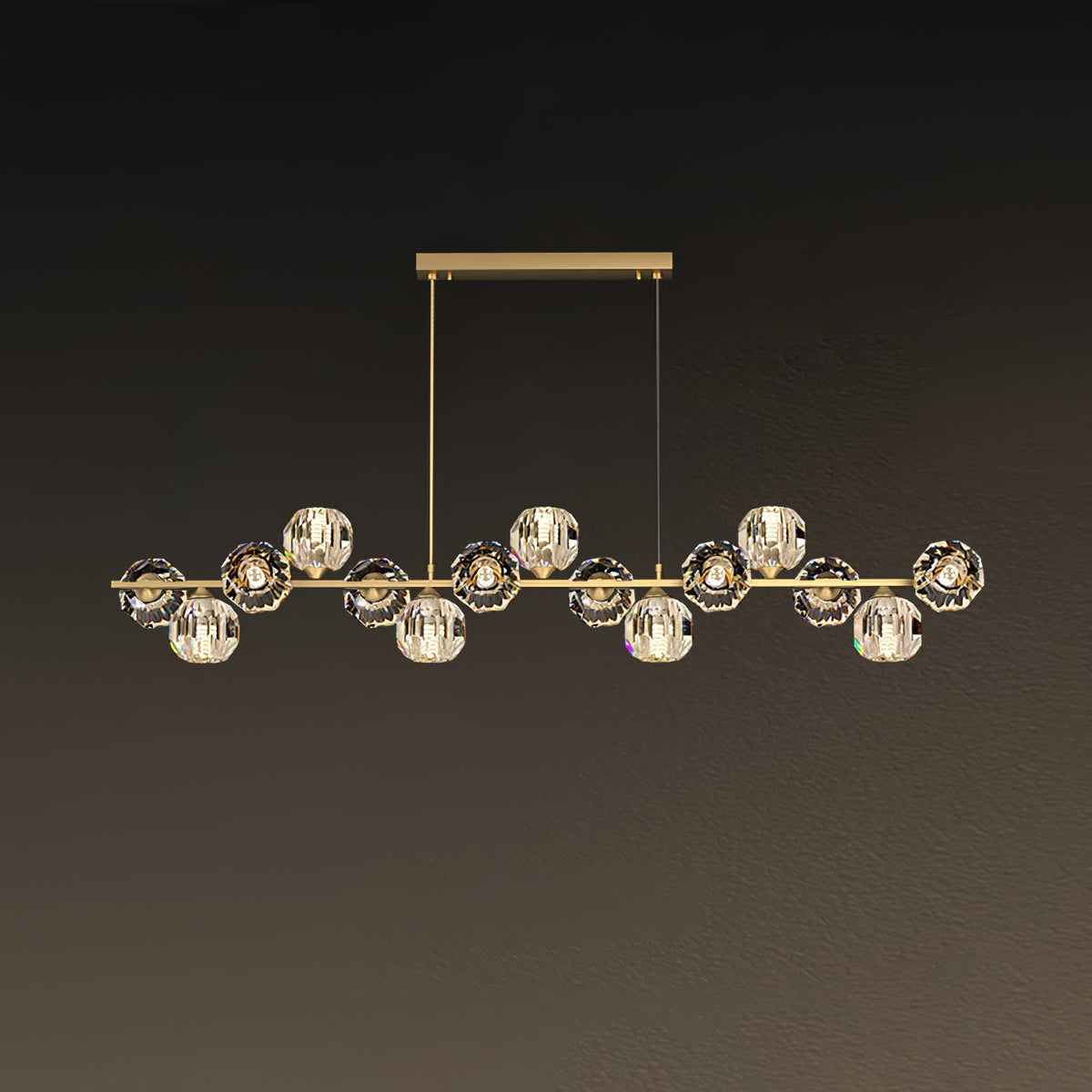 Crystal Glass Ball Curated Mouth-Blown Frosted G – structural canopy joint detail