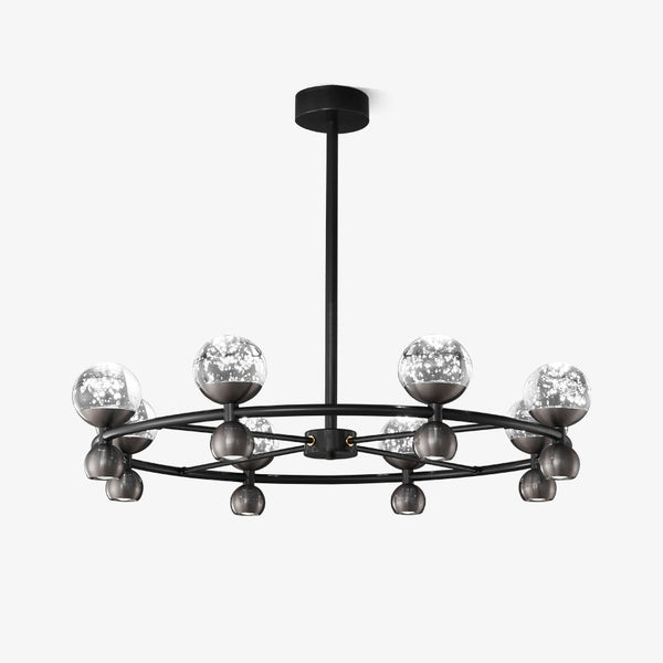 Crystal Nebula Curated Mouth-Blown Frosted Glass