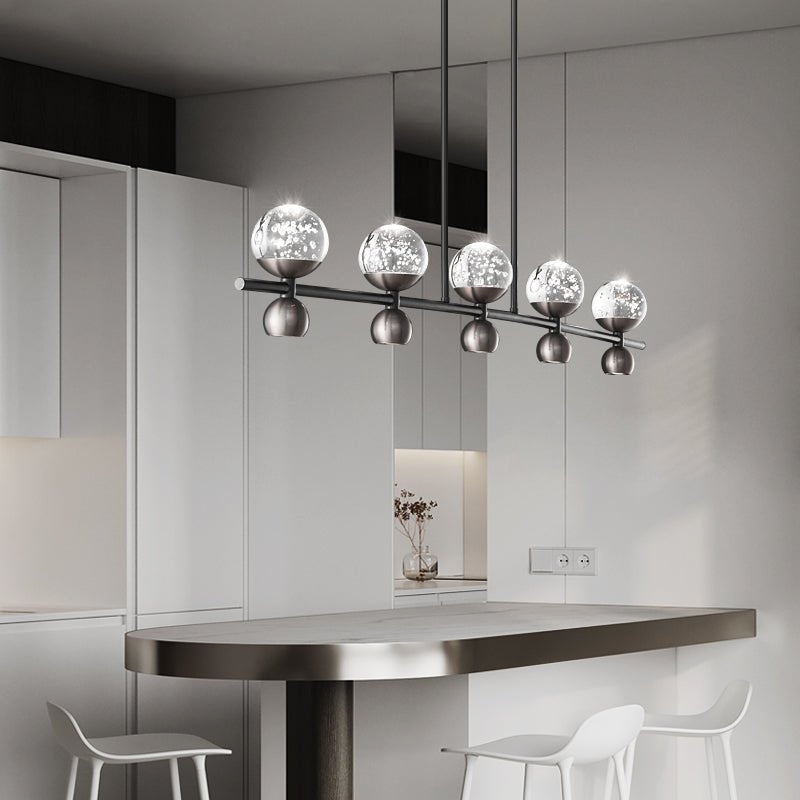 Crystal Nebula Curated Mouth-Blown Frosted Glass