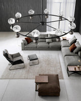 Crystal Nebula Curated Mouth-Blown Frosted Glass – handcrafted surface texture
