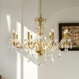 Crystal Pearl Curated Solid Brass Chandelier – Φ 31.5 x H 23.6  Dia 80cm x H 60cm finish configuration