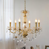 Crystal Pearl Curated Solid Brass Chandelier – Φ 23.6 x H 23.6  Dia 60cm x H 60cm finish configuration