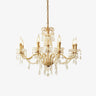Crystal Pearl Curated Solid Brass Chandelier