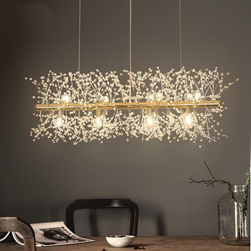 Dandelion Curated Mouth-Blown Frosted Glass Chan – spatial dining room perspective
