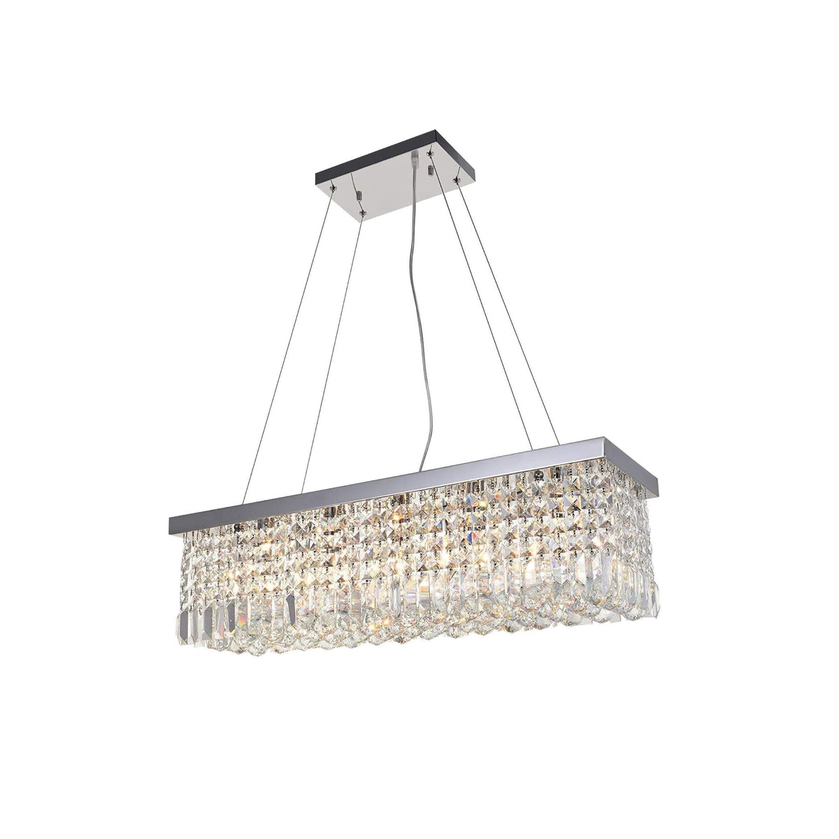 Crystal Raindrop Curated K9 Bohemian Crystal Cha – L 39.3 x H 7.4 L 100cm x H 19cm finish configuration