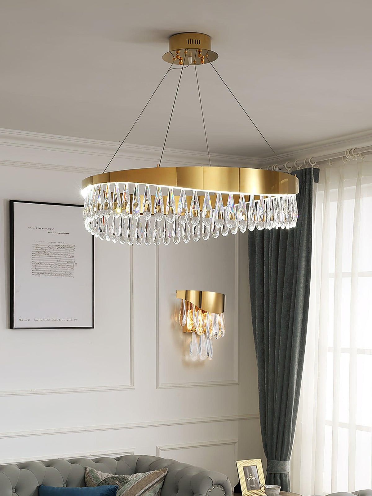 Crystal Sticks Curated K9 Bohemian Crystal Chand – handcrafted surface texture