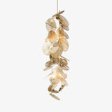 Cattail Leaf Curated Iron & Glass Chandelier – Iron & Glass Chandelier