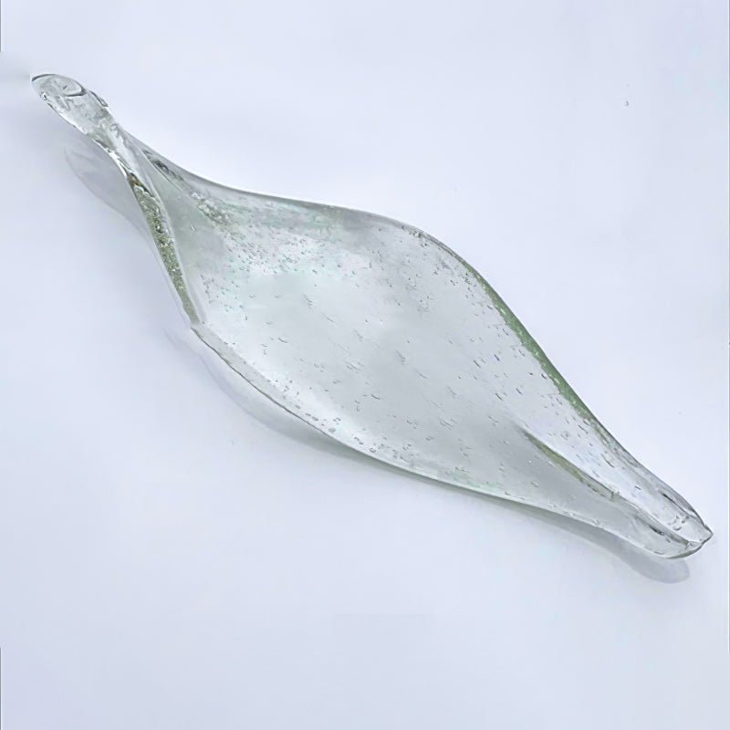 Swaying Leaves Curated Mouth-Blown Frosted Glass – illuminated warm ambiance setting