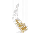 Swaying Leaves Curated Mouth-Blown Frosted Glass – ∅ 157.5 x W 78.7 x H 59.1  Dia 400cm x W finish configuration