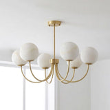 Cyrilla Alabaster Curated Alabaster Chandelier – 6 Heads: ∅ 29.5 × H 20.4 finish configuration #1