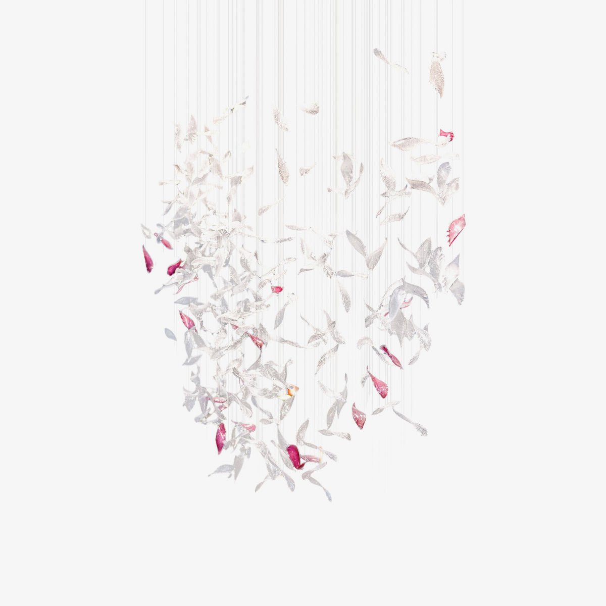 Pluma Sculptural Feather Chandelier – Ostrich Feather Chandelier