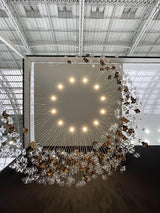 Tidal Stair Chandelier – Ambient Illumination in Luxury Interior Setting View 10