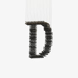 Charcoal Sculptural Chandelier (Model D) - Angle 1