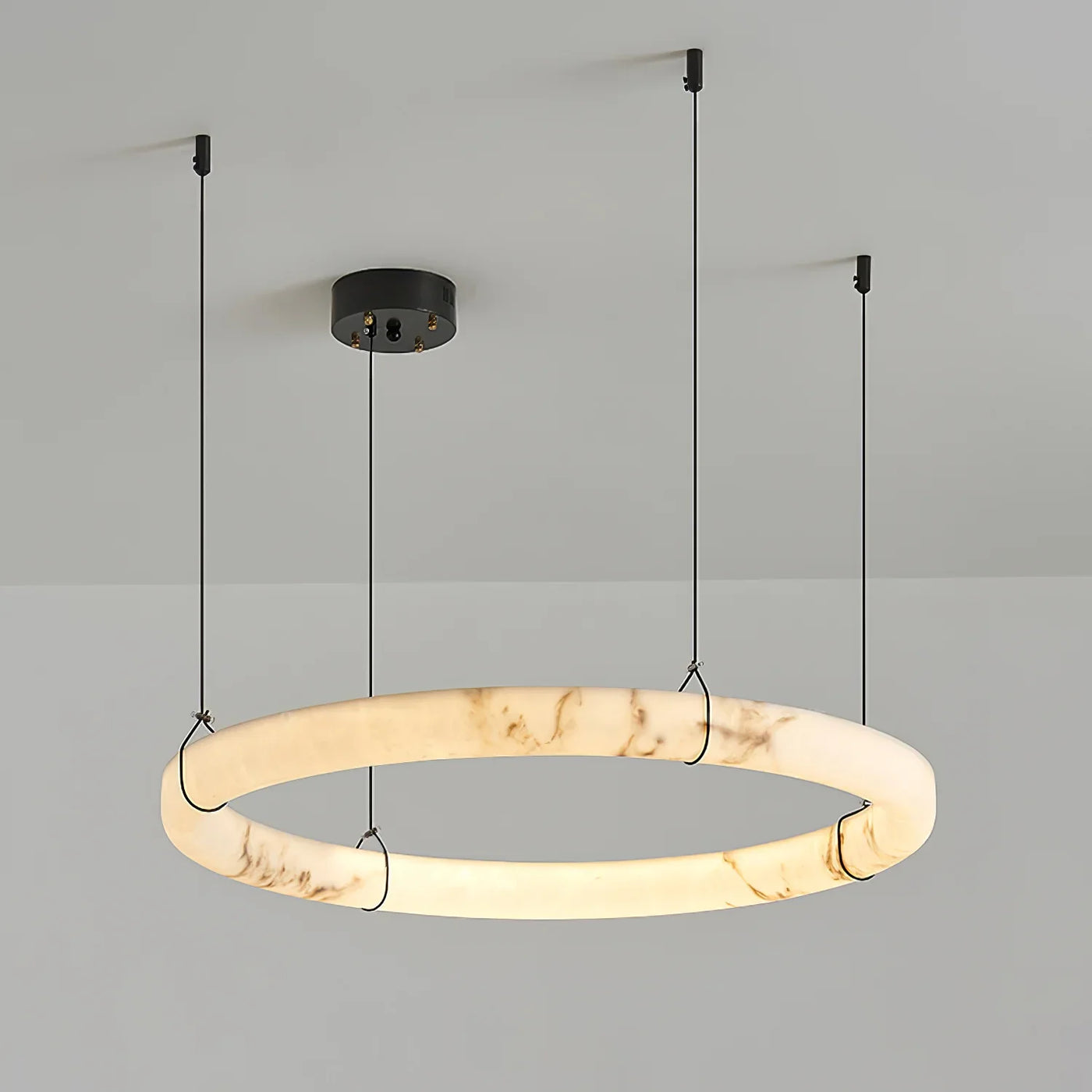 Spanish Alabaster Pendant Light View 16 | Natural Spanish Alabaster Damrekni Pendant Light | Wabi Sabi Lighting | JINSHE | JINSHE
