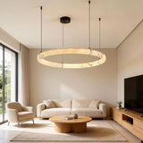 Spanish Alabaster Pendant Light View 2 | Natural Spanish Alabaster Damrekni Pendant Light | Wabi Sabi Lighting | JINSHE | JINSHE