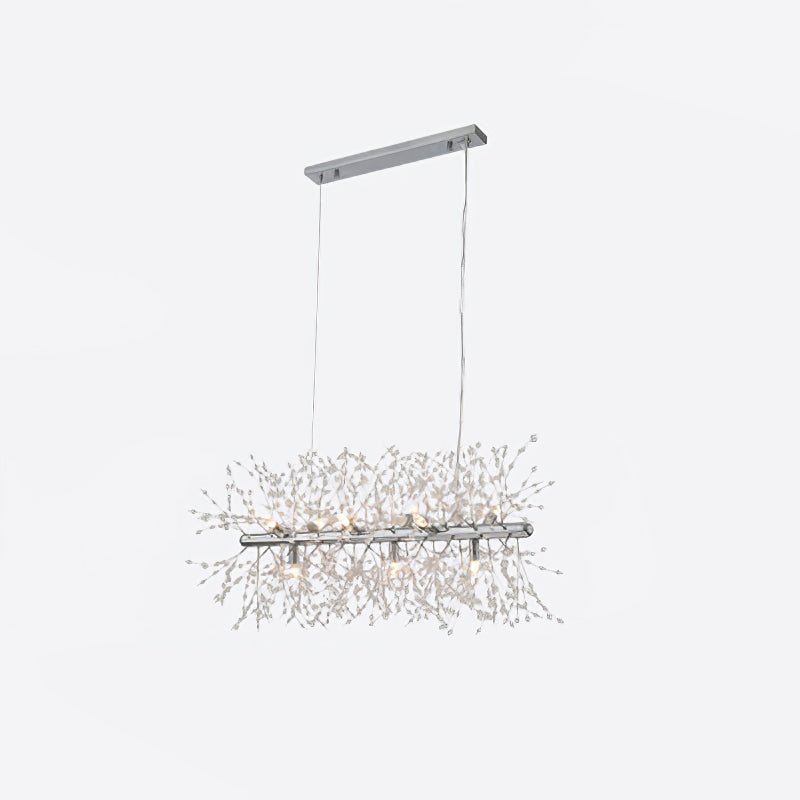 Dandelion Curated Mouth-Blown Frosted Glass Chan – architectural ceiling profile #1
