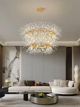 Dandelion Round Curated Mouth-Blown Frosted Glas – structural canopy joint detail
