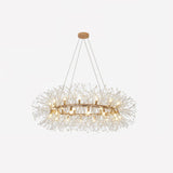 Dandelion Round Curated Mouth-Blown Frosted Glas – architectural ceiling profile #1