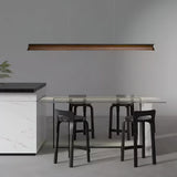 Danqiu Curated Iron & Glass Chandelier warm illuminated room view