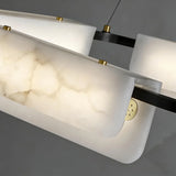 Spanish Alabaster Chandelier View 12 | Natural Spanish Alabaster Delia Chandelier | Wabi Sabi Lighting | JINSHE | JINSHE