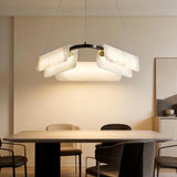 Spanish Alabaster Chandelier View 4 | Natural Spanish Alabaster Delia Chandelier | Wabi Sabi Lighting | JINSHE | JINSHE