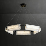 Spanish Alabaster Chandelier View 13 | Natural Spanish Alabaster Delia Chandelier | Wabi Sabi Lighting | JINSHE | JINSHE