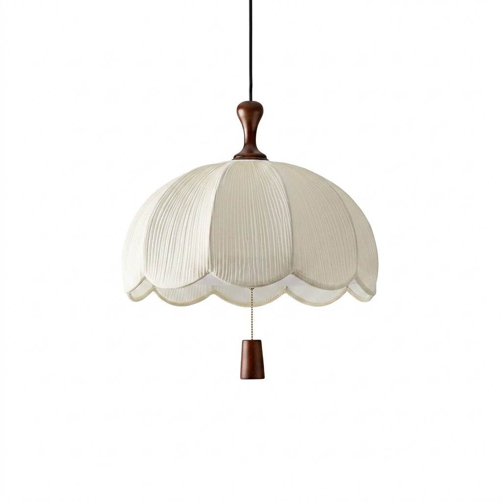 Delune Curated Solid Hardwood Pendant Light – Dia 45cm x H 30cm  ∅ 17.7 x H 11.8 finish configuration