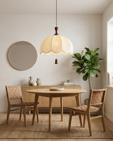 Delune Curated Solid Hardwood Pendant Light – architectural ceiling profile