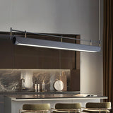Dessau Curated Optical Acrylic Chandelier – architectural ceiling profile