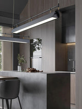 Dessau Curated Optical Acrylic Chandelier – dimensional scale reference