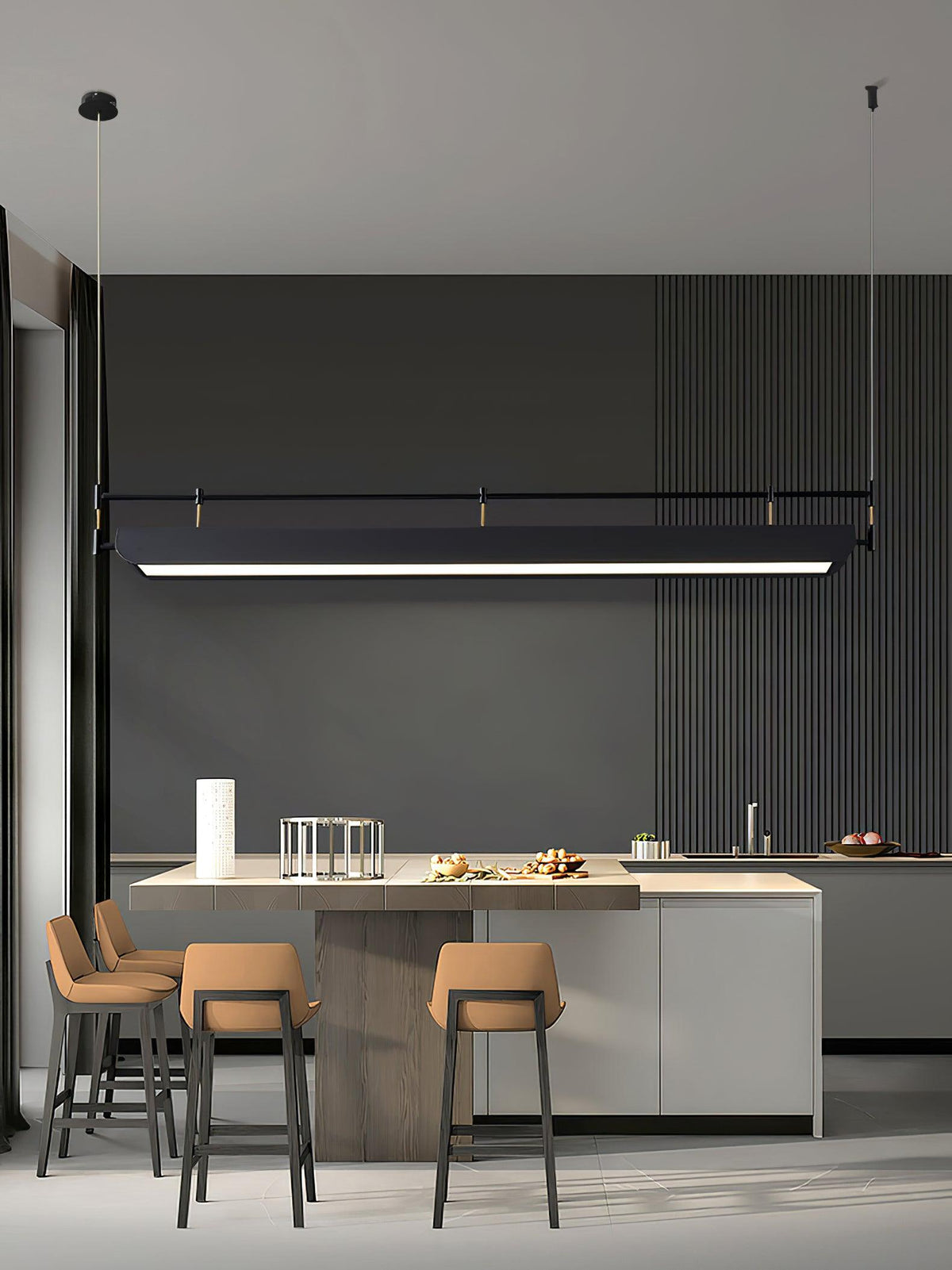 Dessau Curated Optical Acrylic Chandelier – handcrafted surface texture