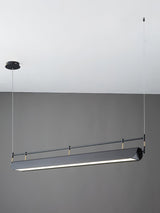 Dessau Curated Optical Acrylic Chandelier – unlit natural material contrast