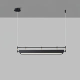 Dessau Curated Optical Acrylic Chandelier – illuminated warm ambiance setting #1