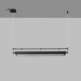 Dessau Curated Optical Acrylic Chandelier – architectural ceiling profile #1