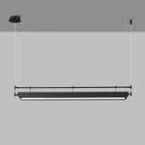 Dessau Curated Optical Acrylic Chandelier – L 31.5 x W 3.9 x H 59  L 80cm x W 10cm x finish configuration