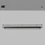 Dessau Curated Optical Acrylic Chandelier – L 39.4 x W 3.9 x H 59  L 100cm x W 10cm  finish configuration