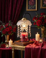 Dewlora Candle Warmer Curated Mouth-Blown Froste – handcrafted surface texture