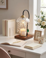 Dewlora Candle Warmer Curated Mouth-Blown Froste – architectural ceiling profile