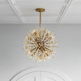 Dickinson Curated K9 Bohemian Crystal Chandelier – macro detail view
