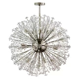Dickinson Curated K9 Bohemian Crystal Chandelier – unlit natural material contrast #1