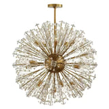 Dickinson Curated K9 Bohemian Crystal Chandelier – structural canopy joint detail #1