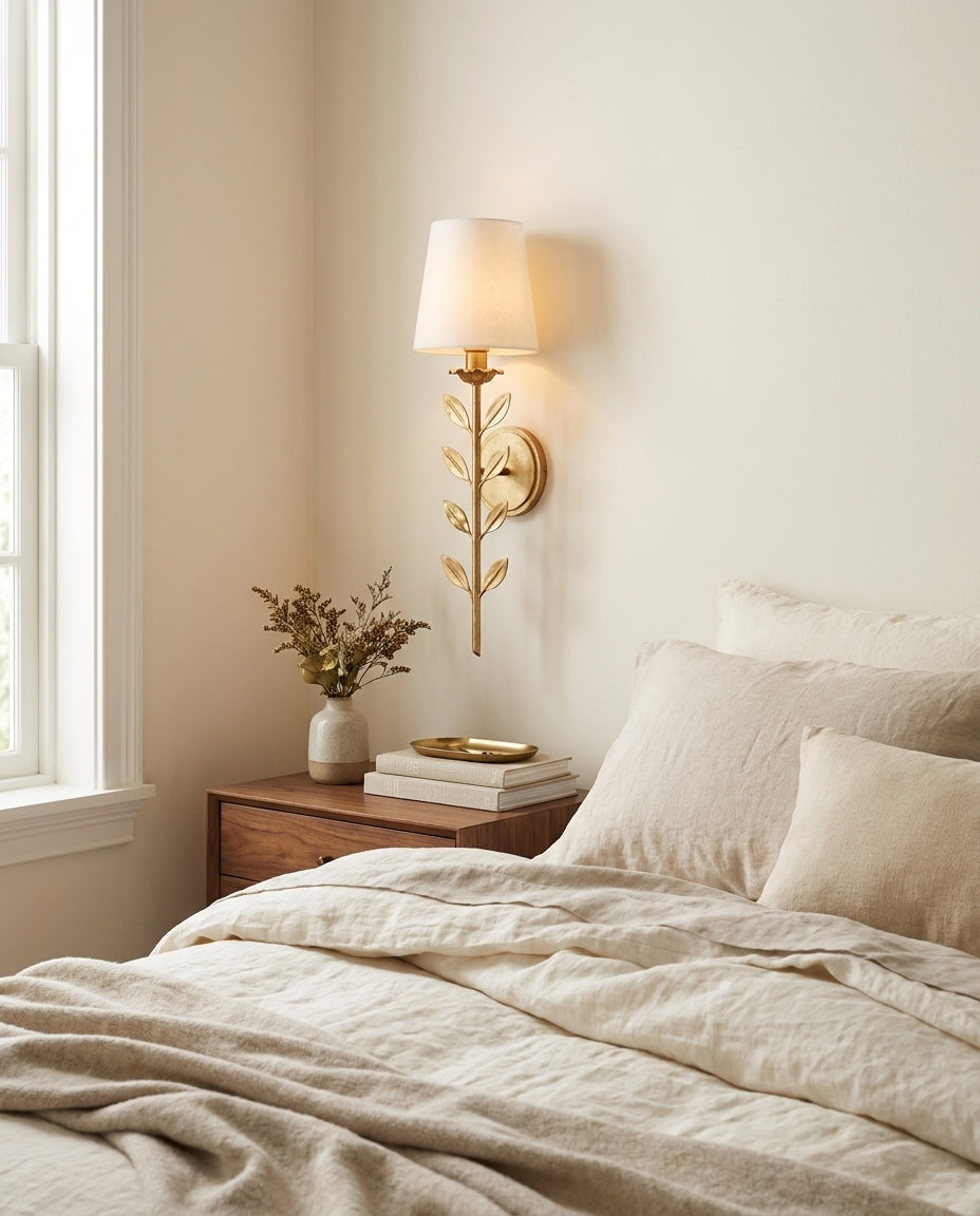 Aurevine Curated Alabaster Wall Sconce – architectural ceiling profile