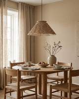 Finished Iron craftsmanship detail on Belladine Curated Finished Iron Pendant Light