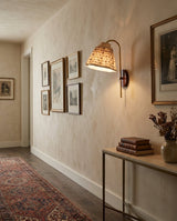 Solid Brass craftsmanship detail on Belladine Curated Solid Brass Wall Sconce