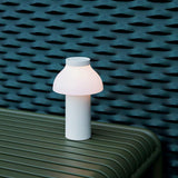 Whitby Curated Iron & Glass Table Lamp – architectural ceiling profile