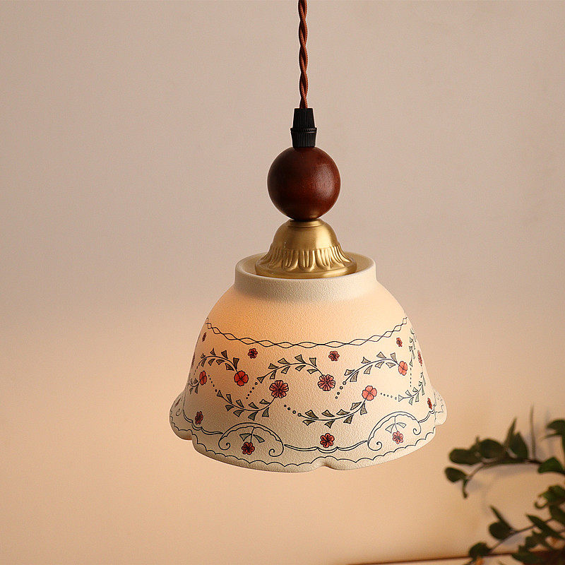 Briarwyn Curated Solid Brass Pendant Light – structural canopy joint detail