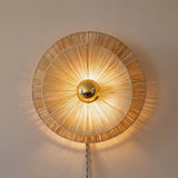 Calivane Curated Solid Brass Wall Sconce – full fixture elevation view
