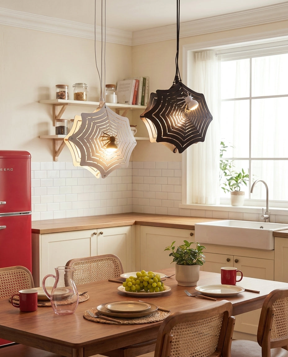 Calvix Curated Finished Iron Pendant Light